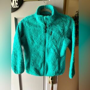 Magellan Outdoors Sherpa Kids Jacket Zip Up Long Sleeve Girls Youth Sz 12/14